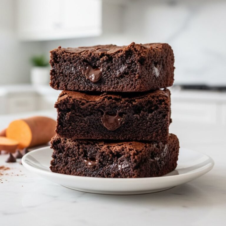 Brownie À La Patate Douce (Sans Beurre)