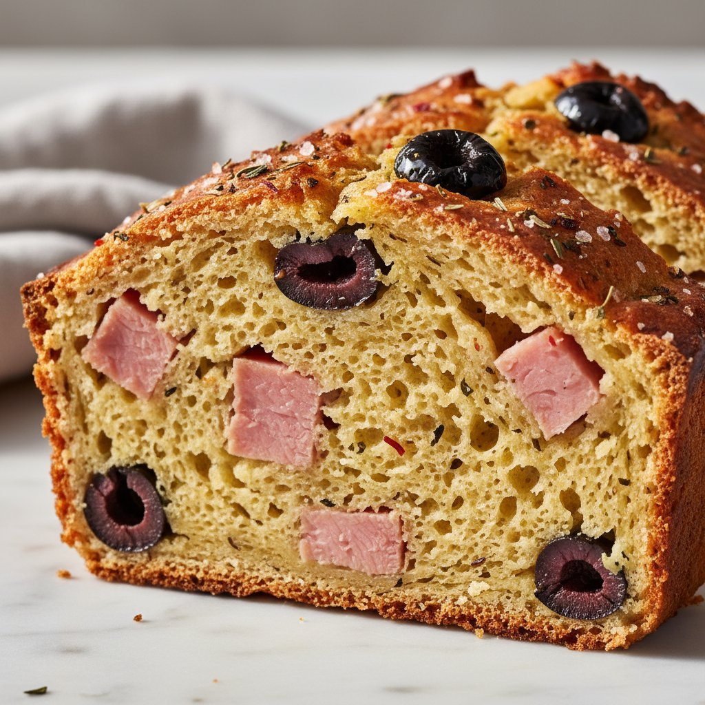 Cake Salé Jambon Olives