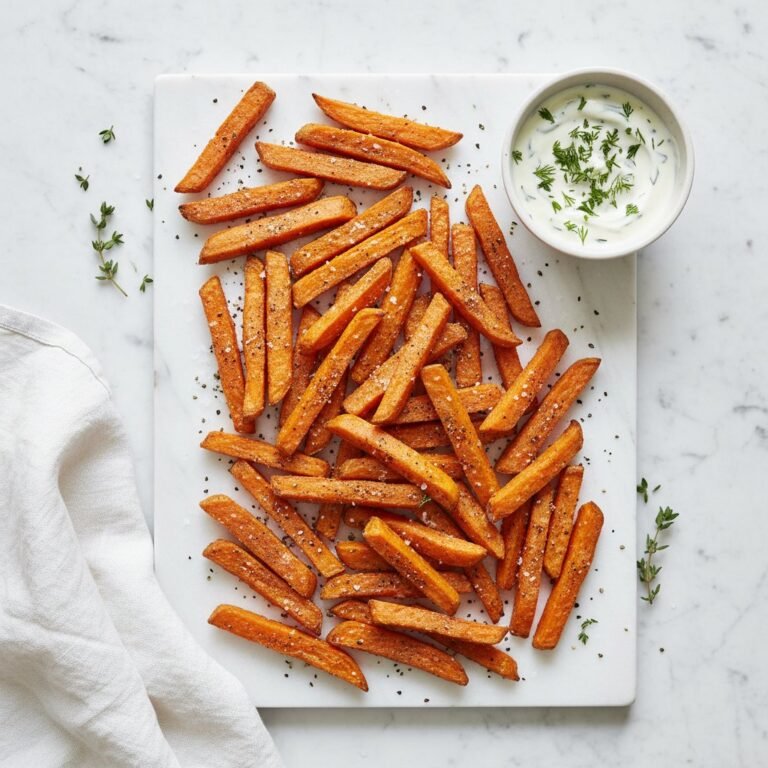 Frites De Patate Douce Au Four (Ou Air Fryer) Simples, Croquantes, Savoureuses