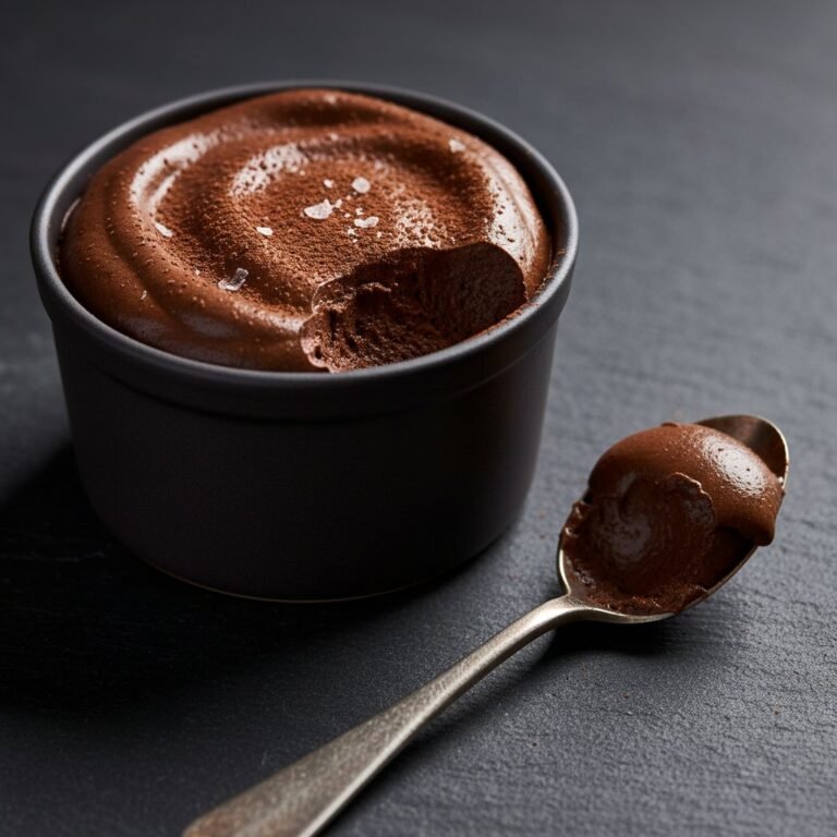 Mousse Au Chocolat À L’Eau De Pois Chiche (Aquafaba)