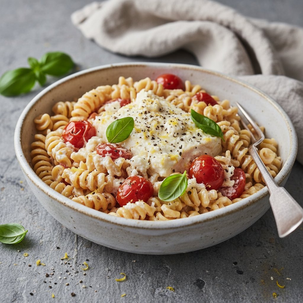 Pâtes à la Féta et aux Tomates au Four