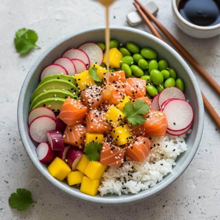 Poke Bowl Saumon et Mangue