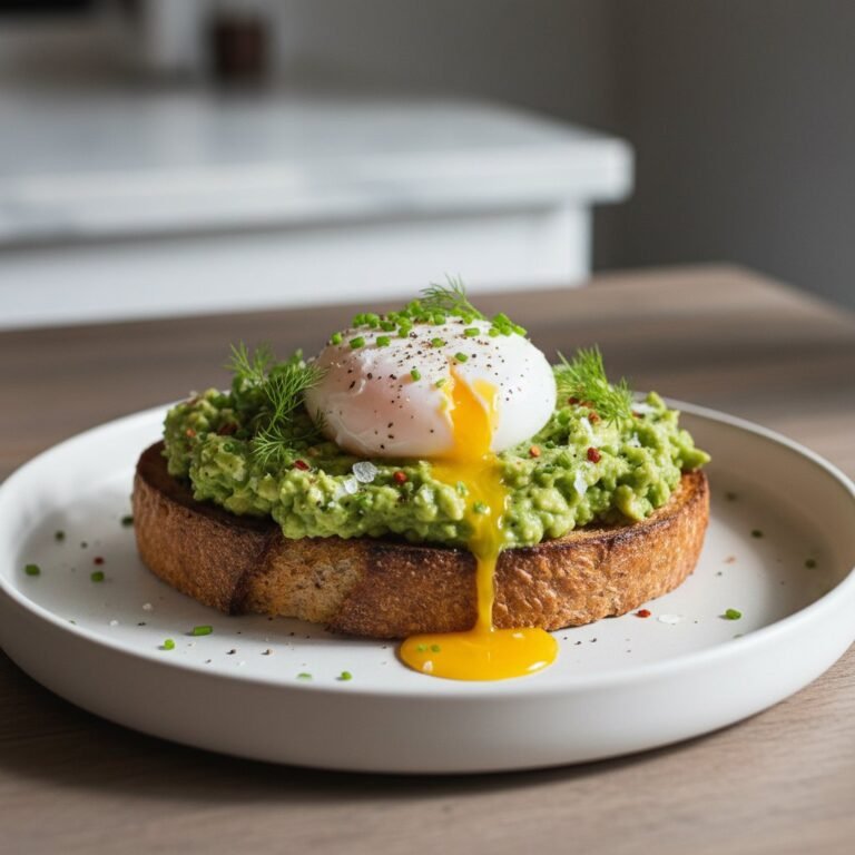 Toast Avocat Et Œuf Poché