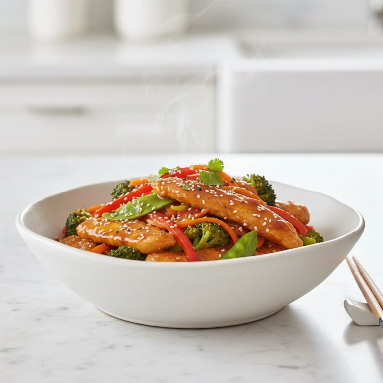 Wok De Poulet Aux Légumes Croquants Et Soja Rapide, Sain Et Plein De Saveurs