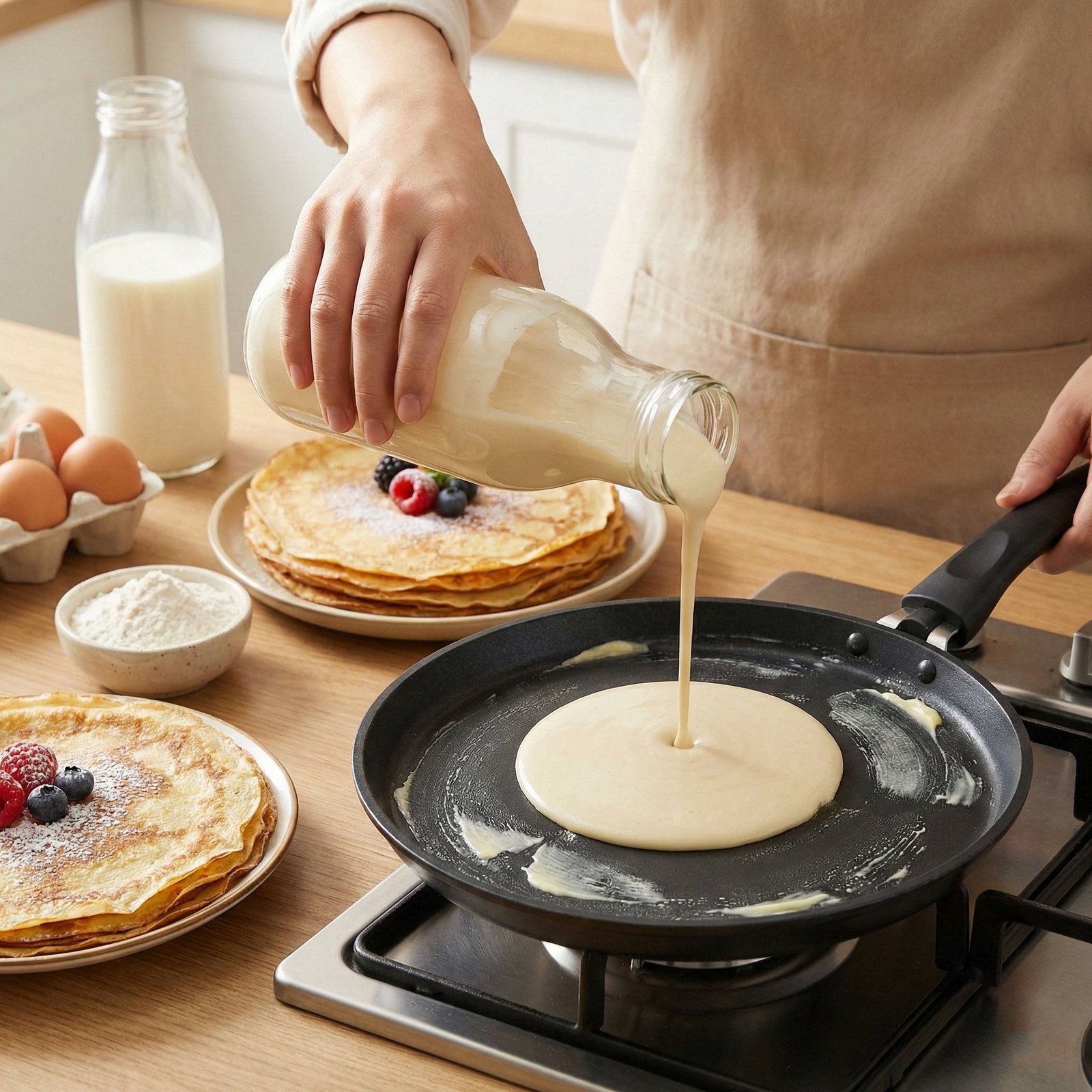 Crêpes Sans Grumeaux Astuce Bouteille