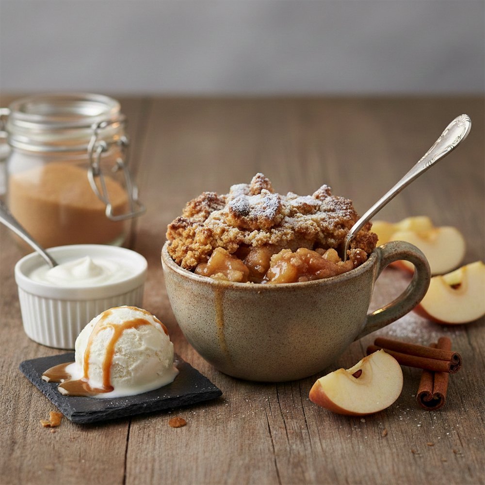 Crumble Aux Pommes Individuel Micro Ondes