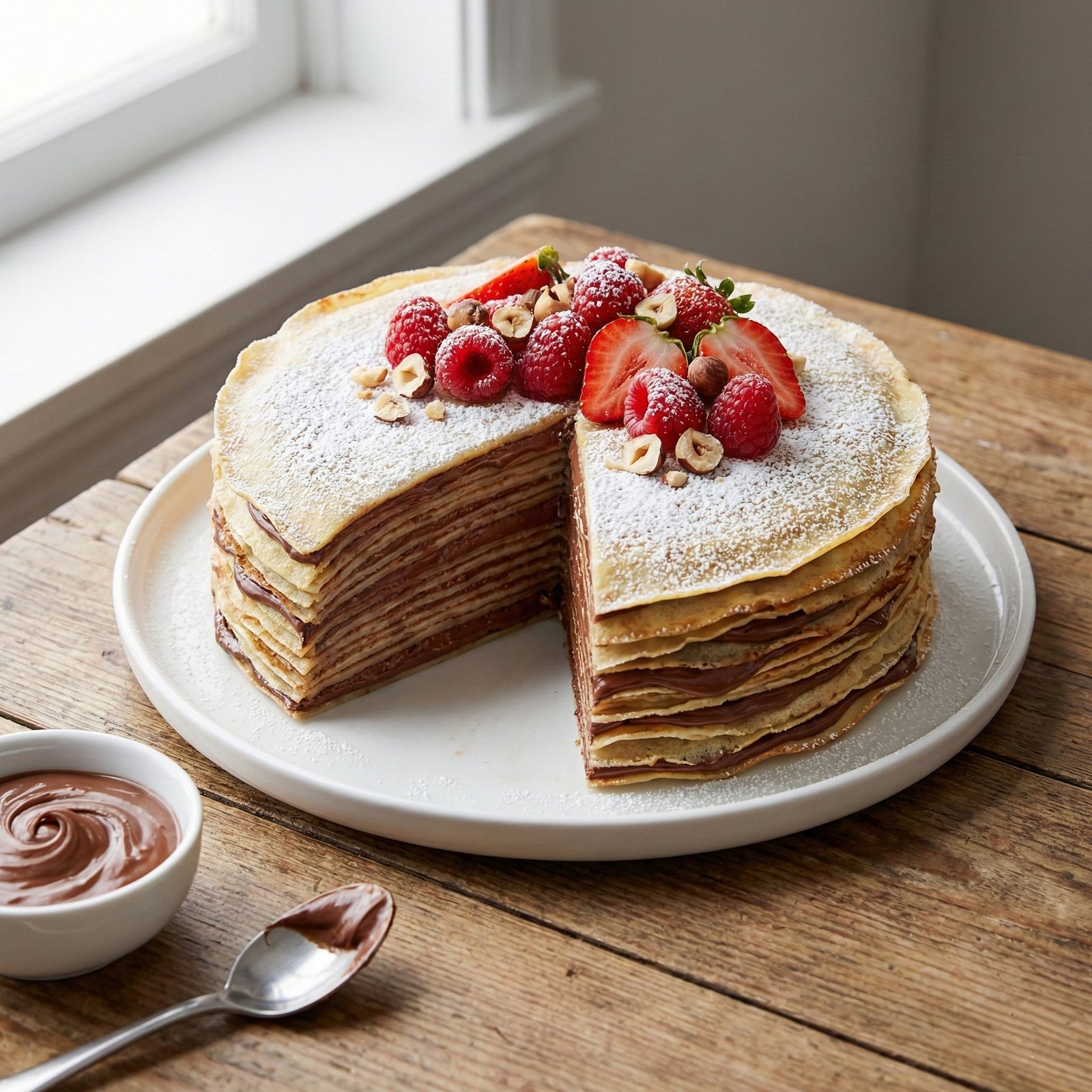 Gâteau De Crêpes Au Nutella