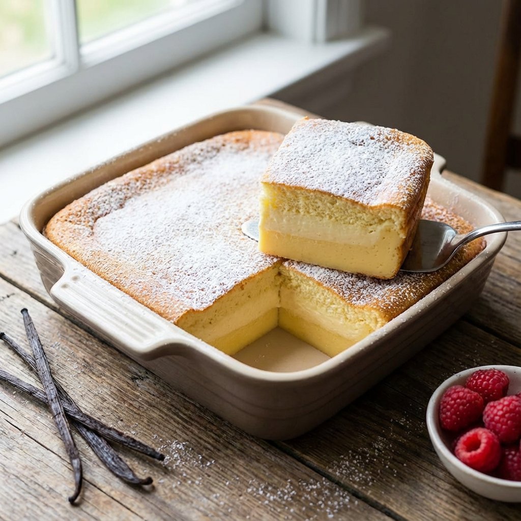 Gâteau Magique À La Vanille