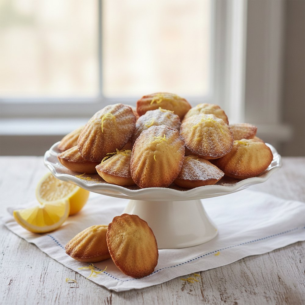 Madeleines Rapides Au Citron