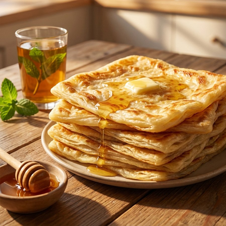 Msemen Feuilleté Facile