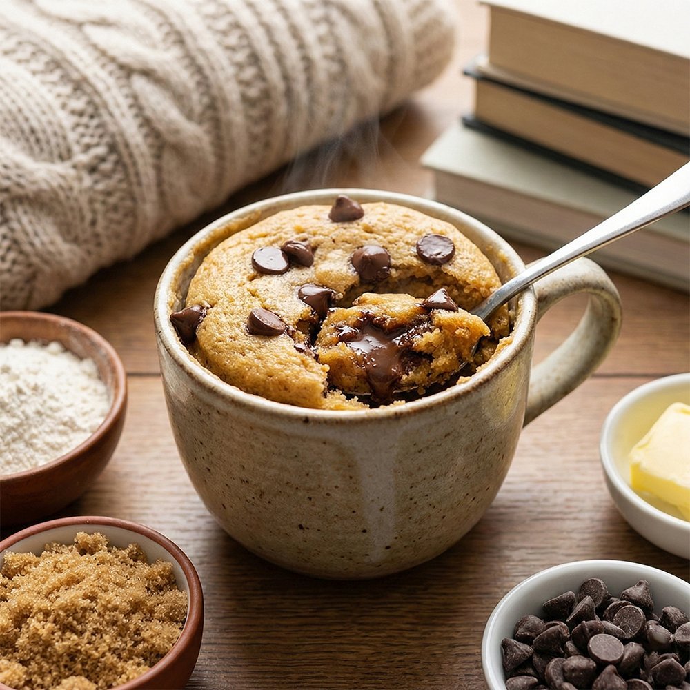 Mug Cake Cookie Dough