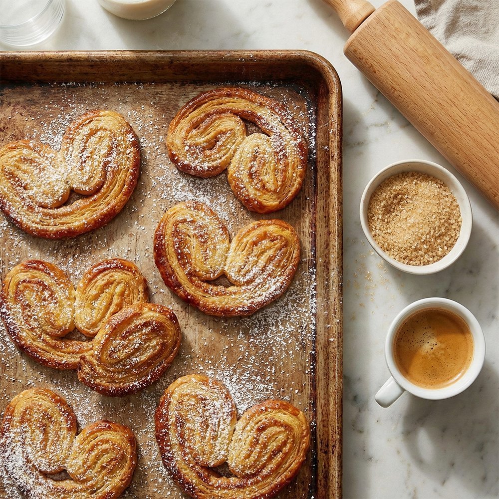 Palmiers Au Sucre Pâte Feuilletée