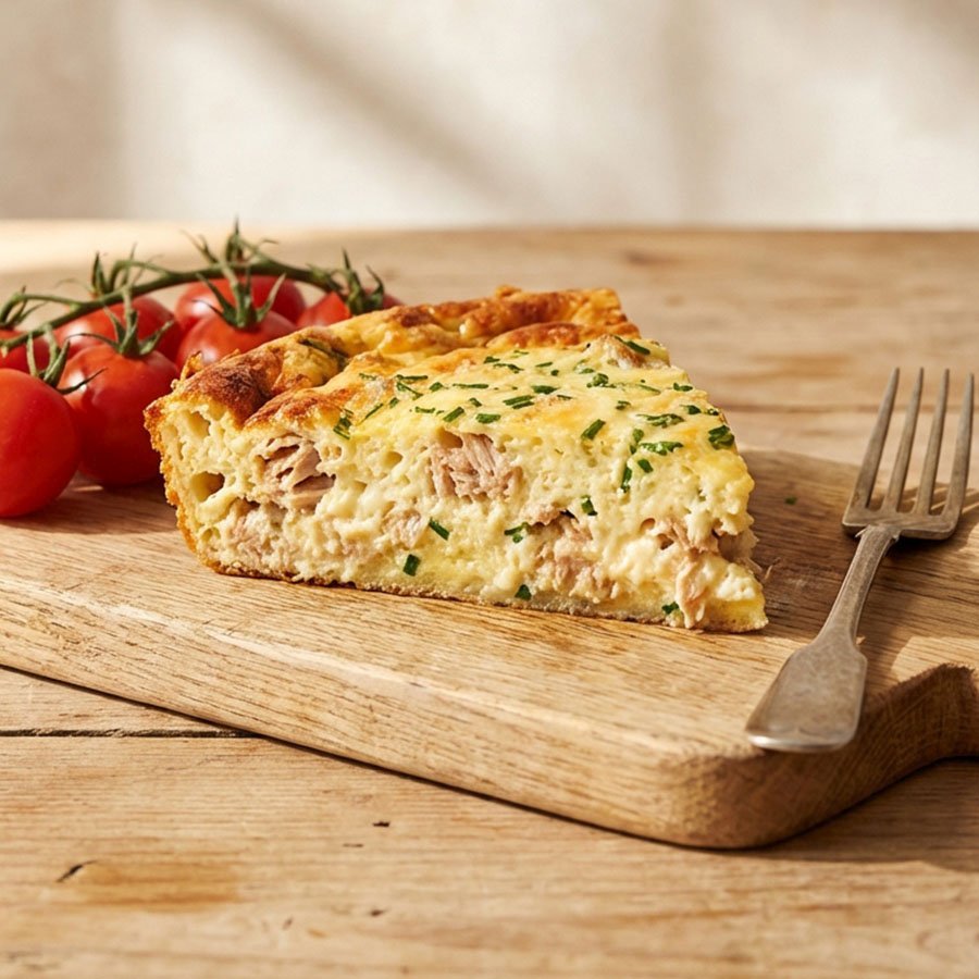 Quiche Sans Pâte Thon Fromage.